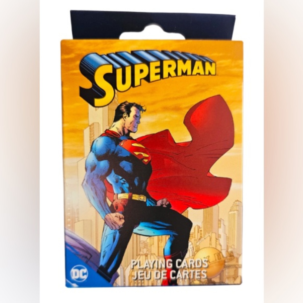 DC Comics Superman Playing Cards - Red, Blue, Yellow